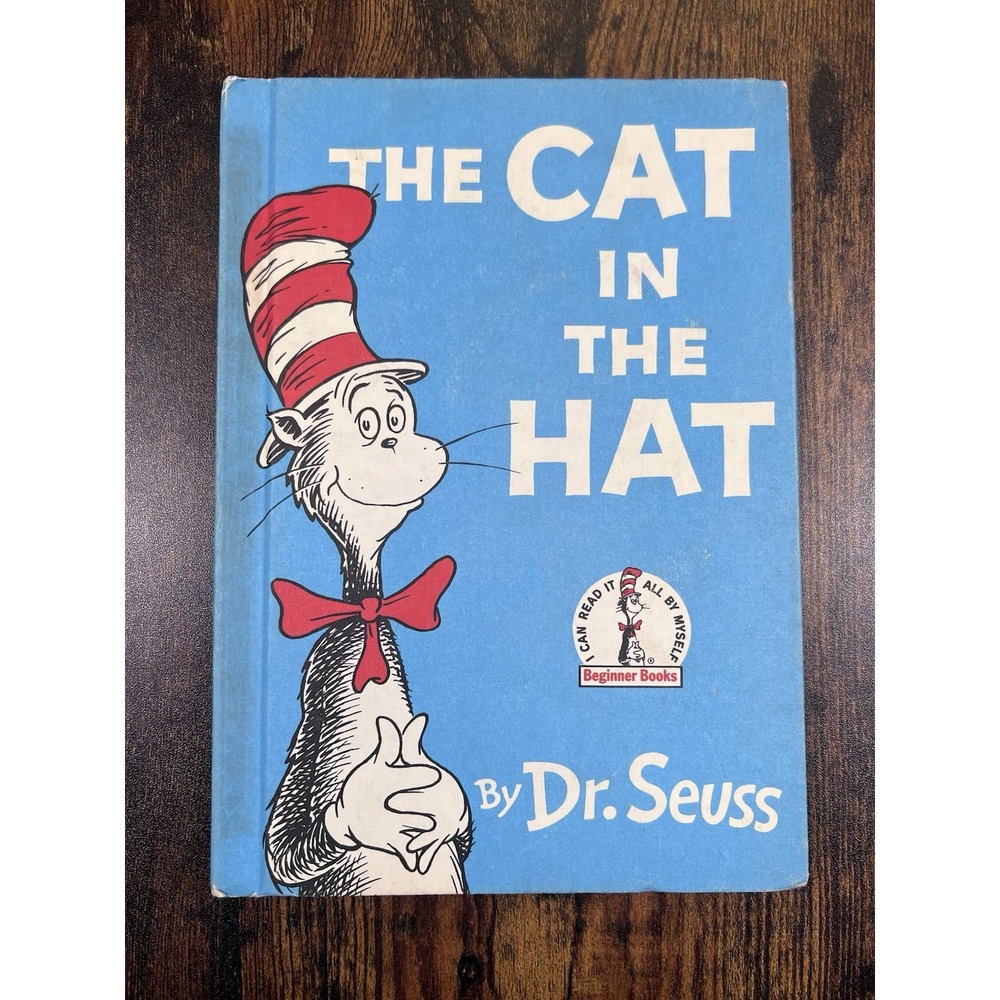 The Cat In The Hat By Dr Seuss, Vintage 1957 Random House Edition